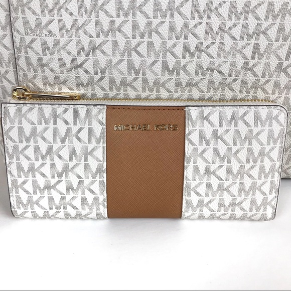 Michael Kors Ciara EW Tote & Jet Set Wallet Bundle - Picture 6 of 8